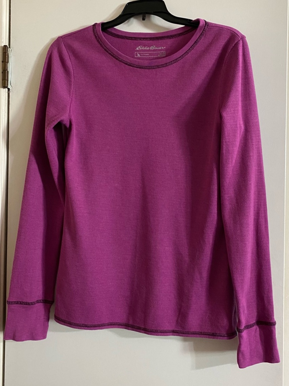 Eddie Bauer Women's Long Sleeve Thermal Top - Magenta